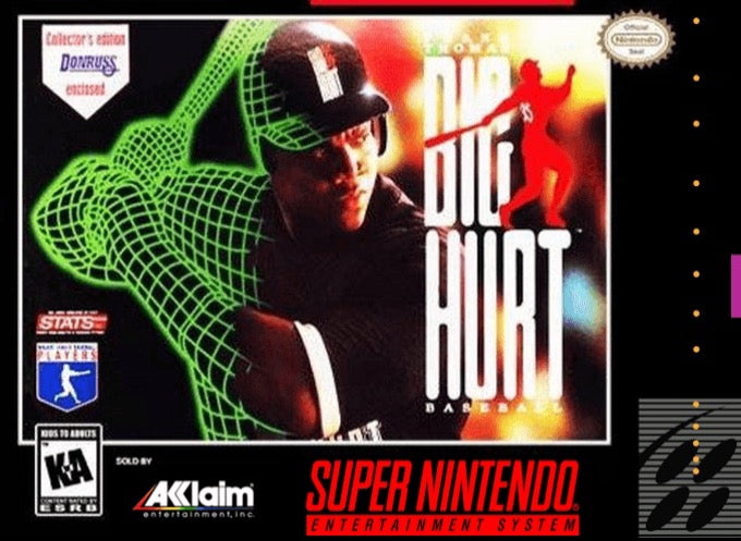 Frank Thomas Big Hurt Baseball Cover Art