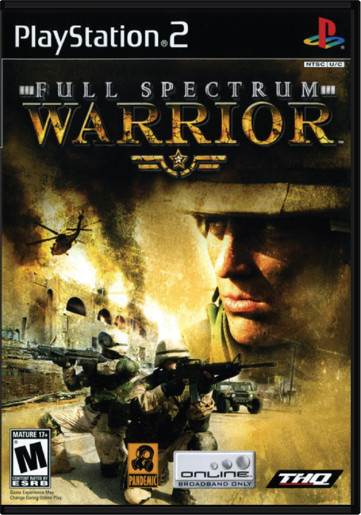 Full Spectrum Warrior Cover Art and Product Photo
