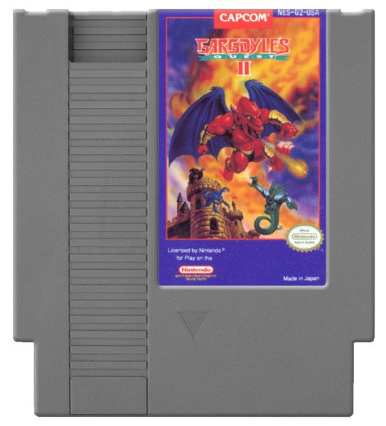 Gargoyle's Quest II The Demon Darkness Cover Art and Product Photo