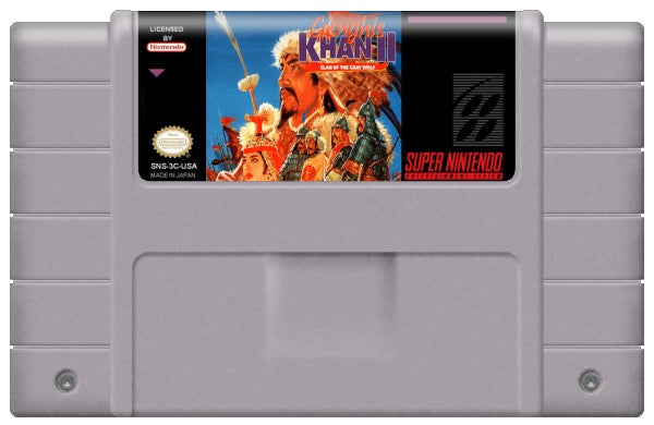 Genghis Khan II Clan of the Gray Wolf Cartridge