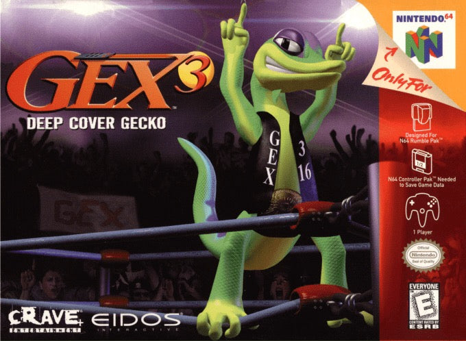 Gex 3 Deep Cover Gecko - Nintendo N64