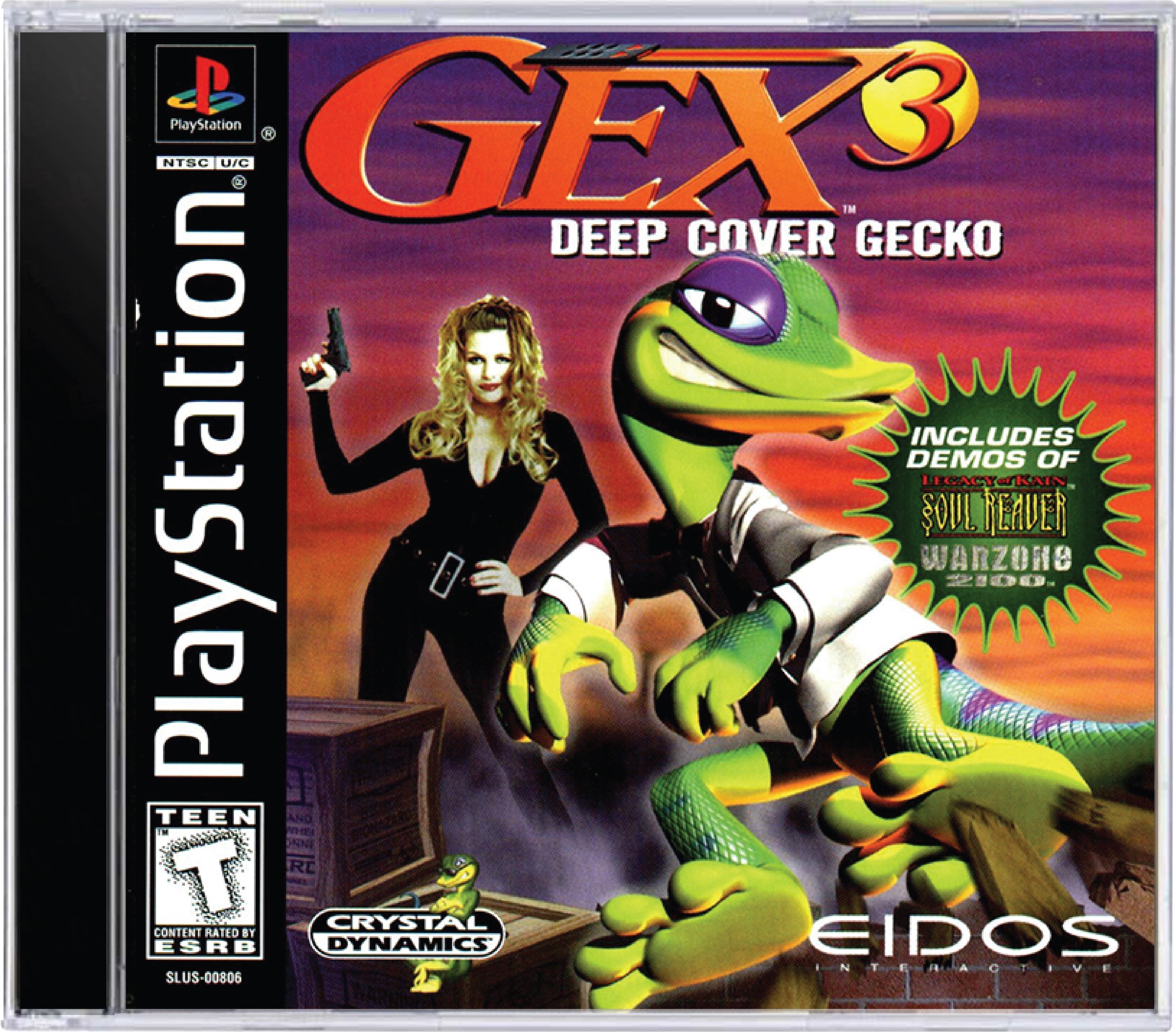 Gex 3 Deep Cover Gecko Cover Art and Product Photo