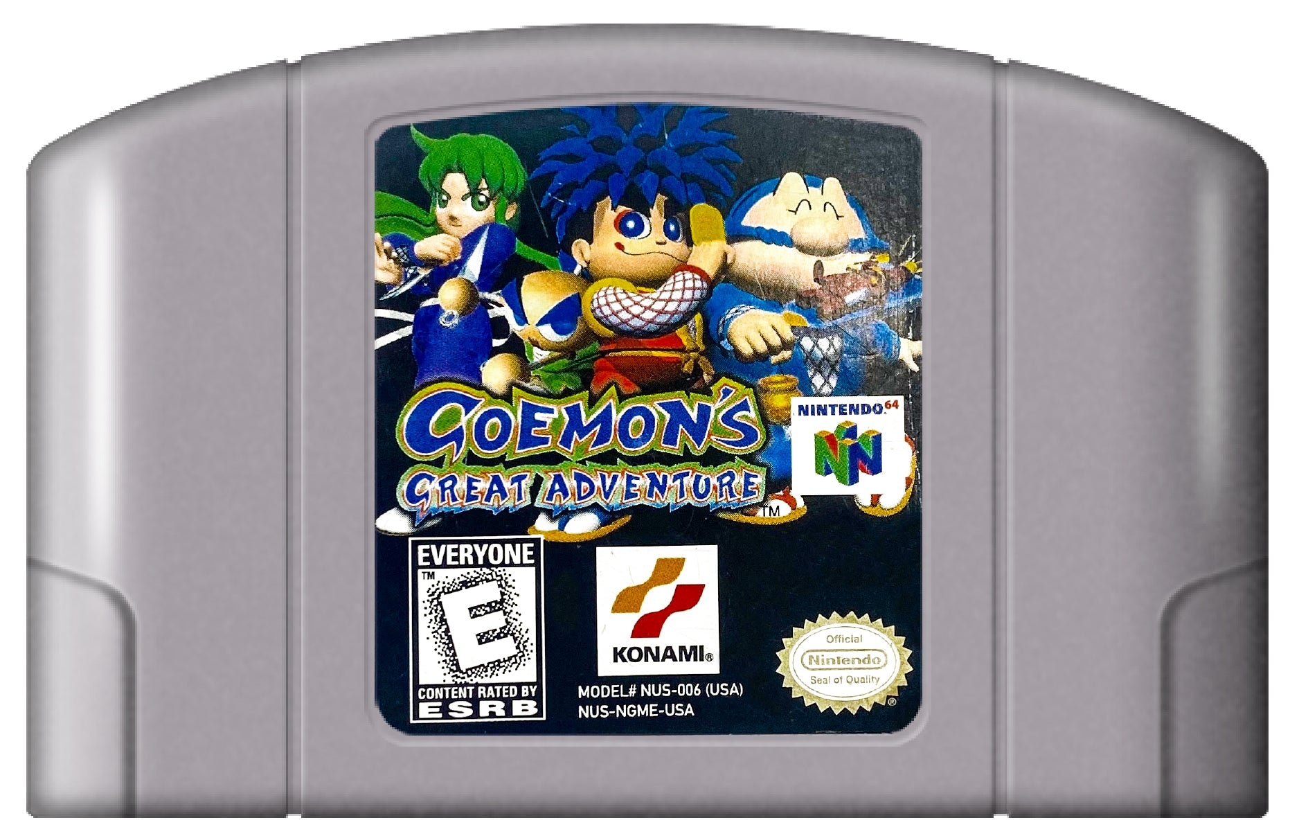 Goemon's Great Adventure Cover Art and Product Photo