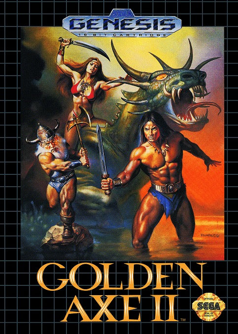 Golden Axe II Cover Art
