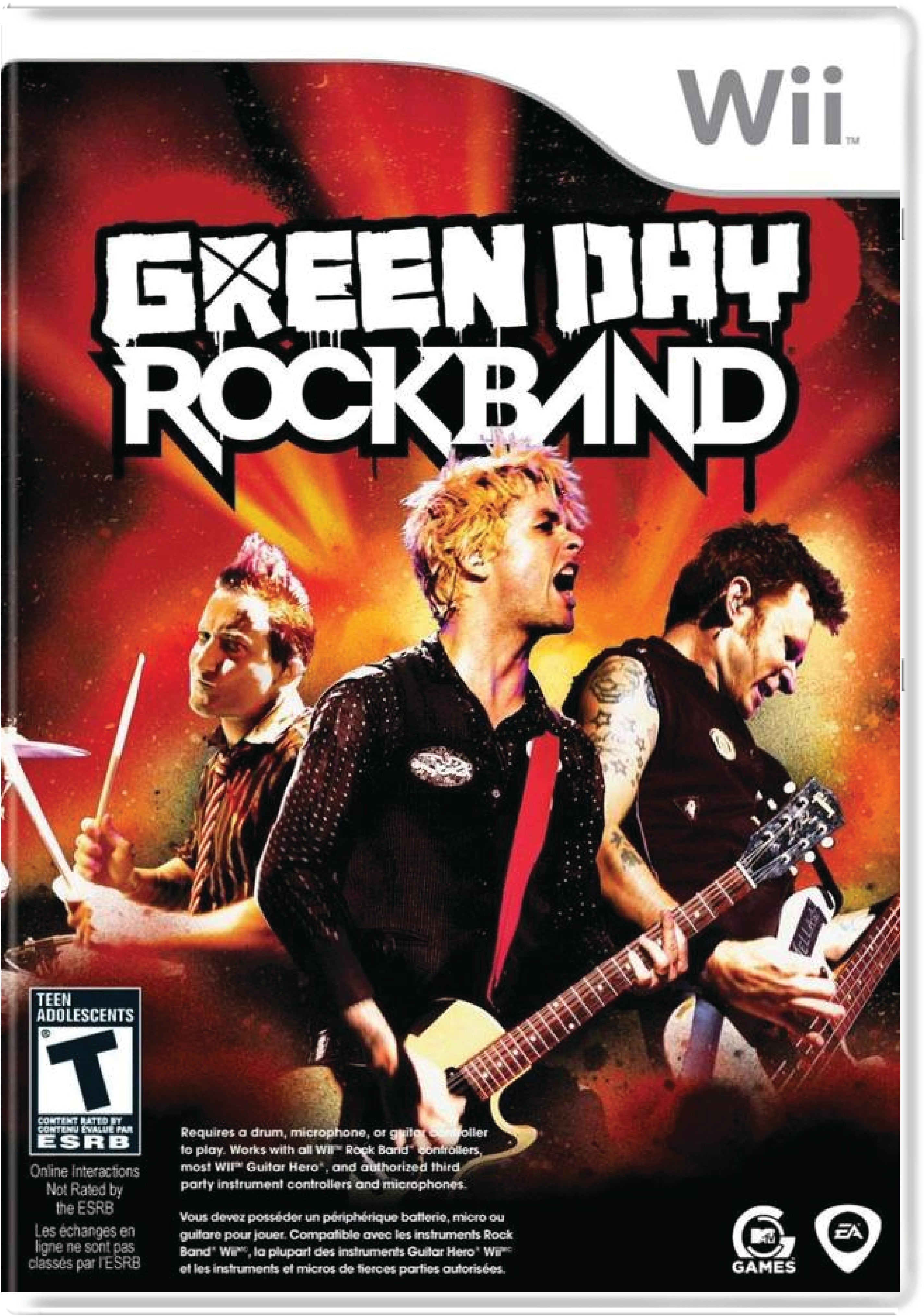 Green Day Rock Band Cover Art
