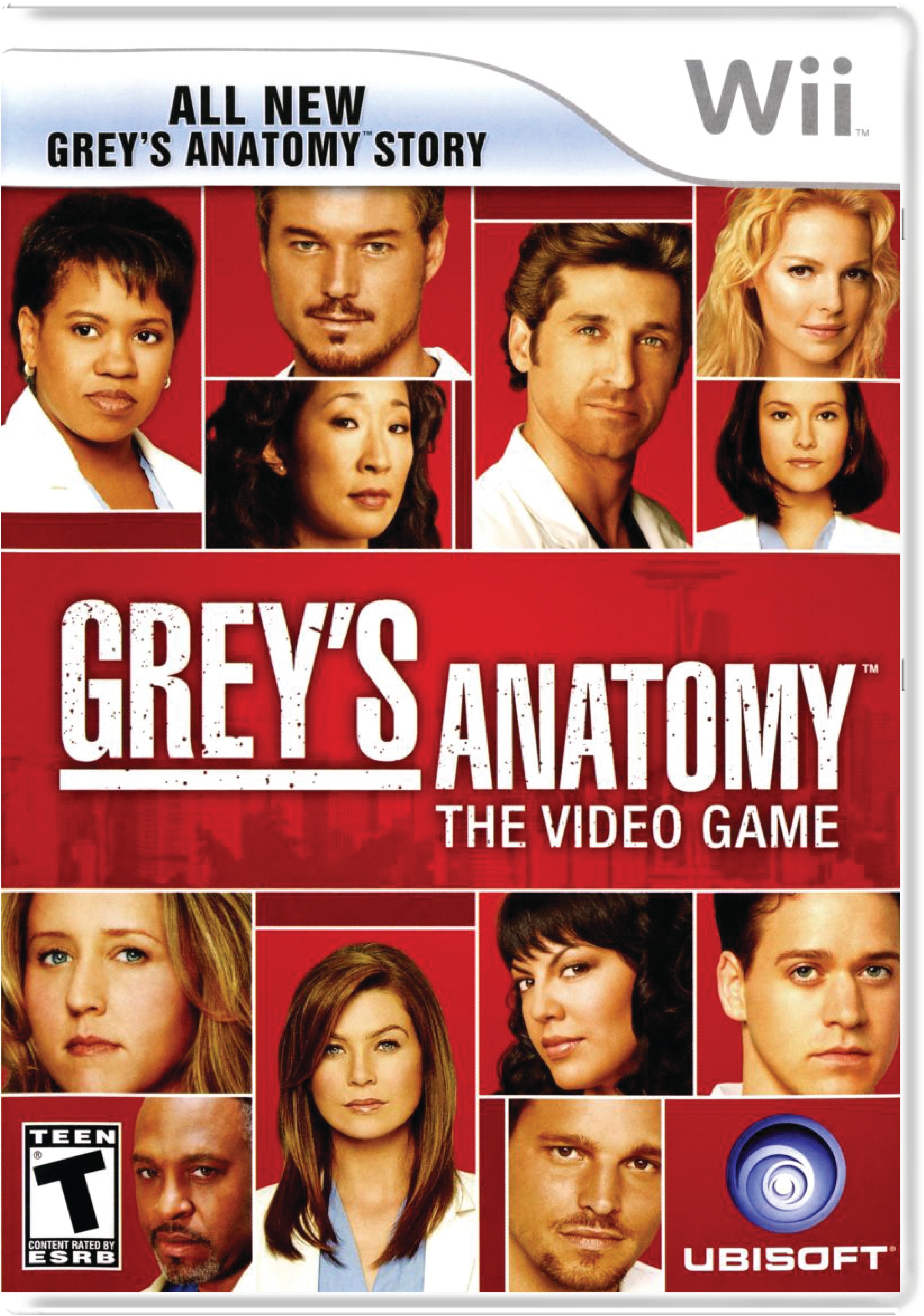 Grey's Anatomy The Video Game Cover Art
