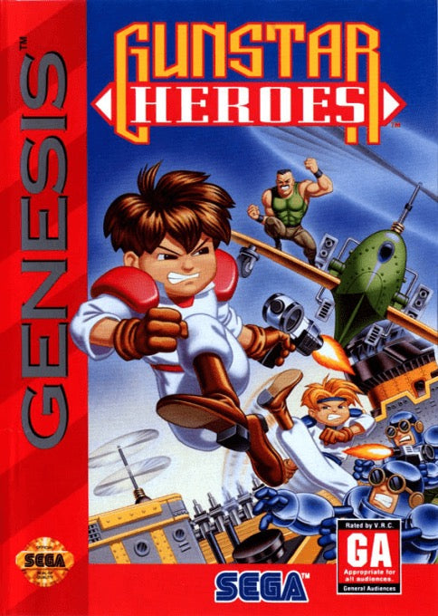 Gunstar Heroes Cover Art