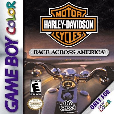 Harley Davidson Race Across America Cover Art