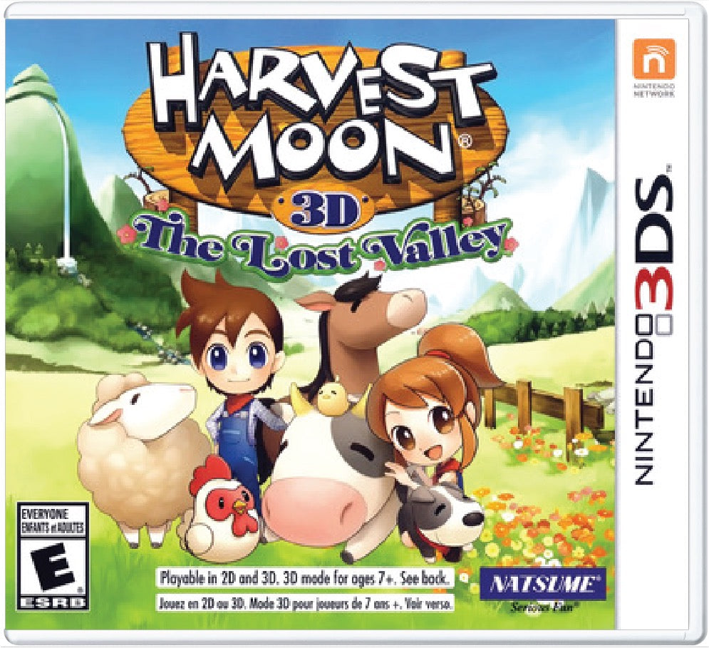 Harvest Moon 3D The Lost Valley Cover Art