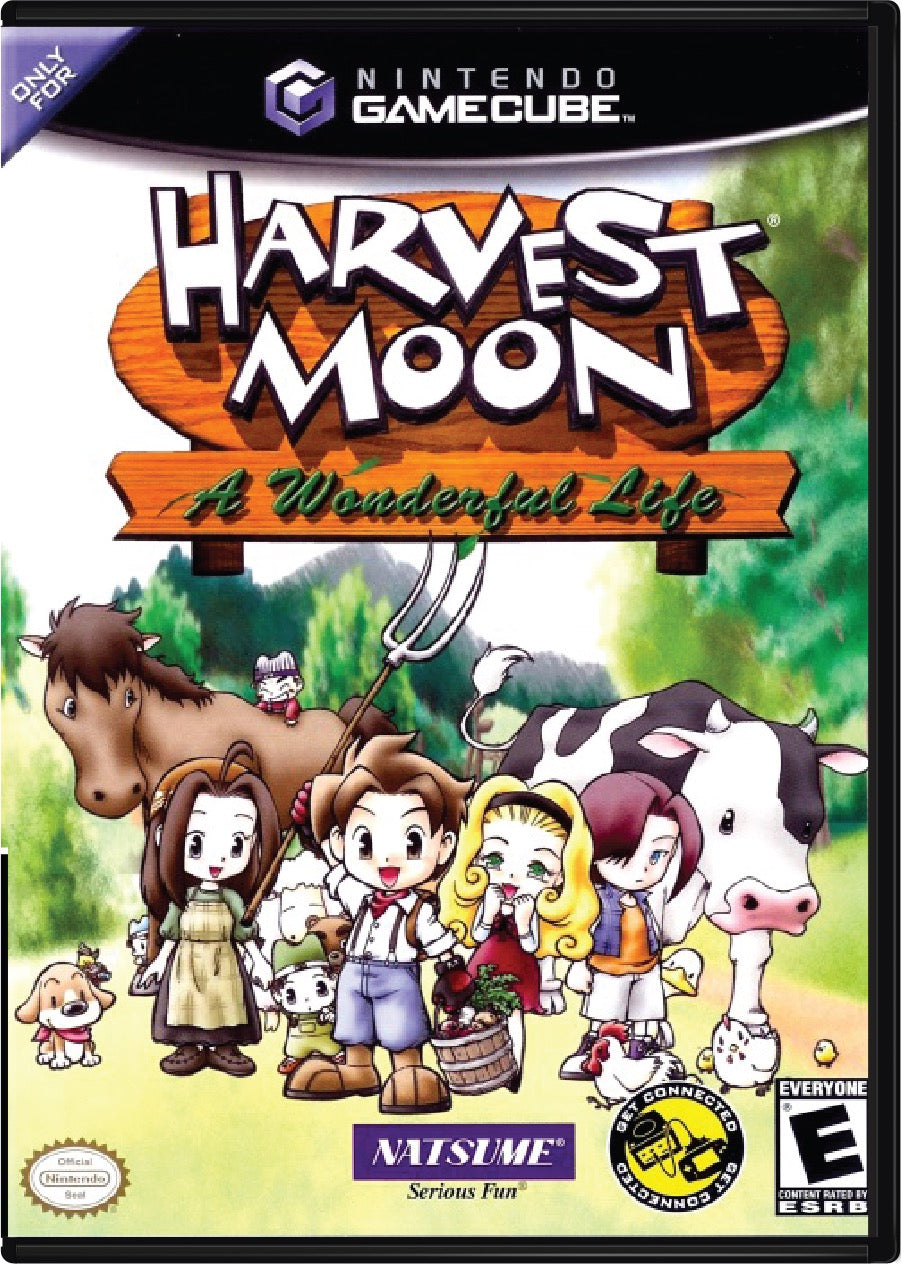 Harvest Moon A Wonderful Life Cover Art and Product Photo