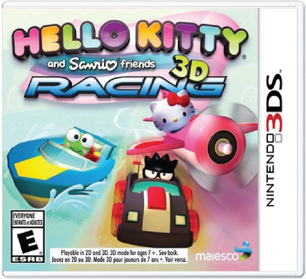 Hello Kitty and Sanrio Friends 3D Racing Cover Art