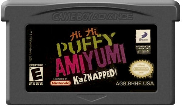 Hi Hi Puffy AmiYumi Kaznapped Cartridge
