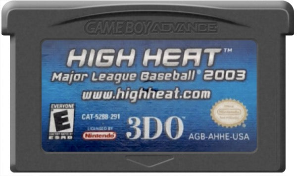 High Heat Baseball 2003 Cartridge