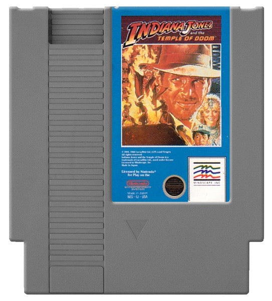 Indiana Jones and the Temple of Doom Cover Art and Product Photo