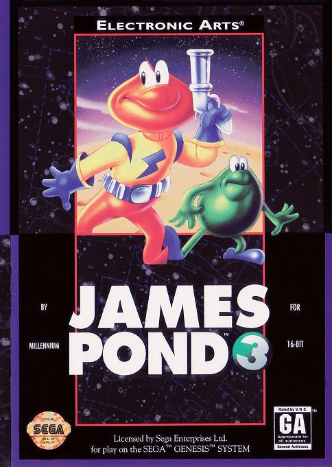 James Pond 3 Operation Starfish Cover Art