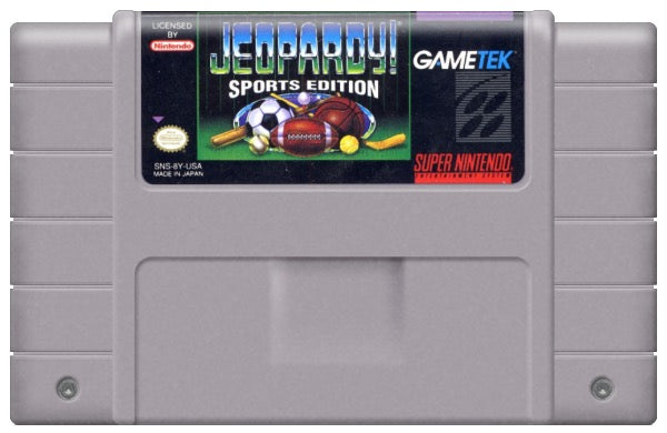 Jeopardy Sports Edition Cartridge