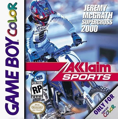 Jeremy McGrath SuperCross 2000 Cover Art