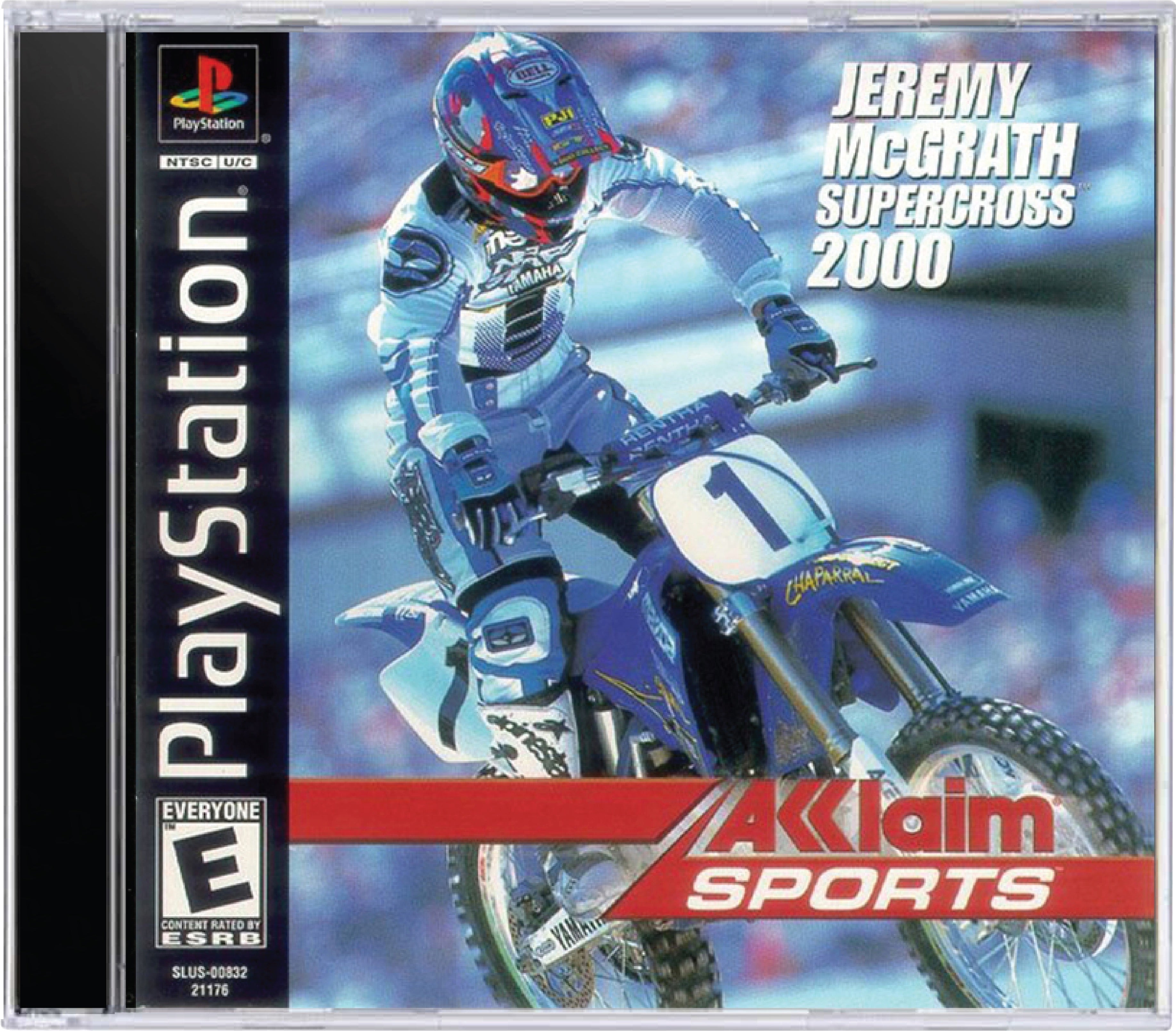 Jeremy McGrath Supercross 2000 Cover Art and Product Photo