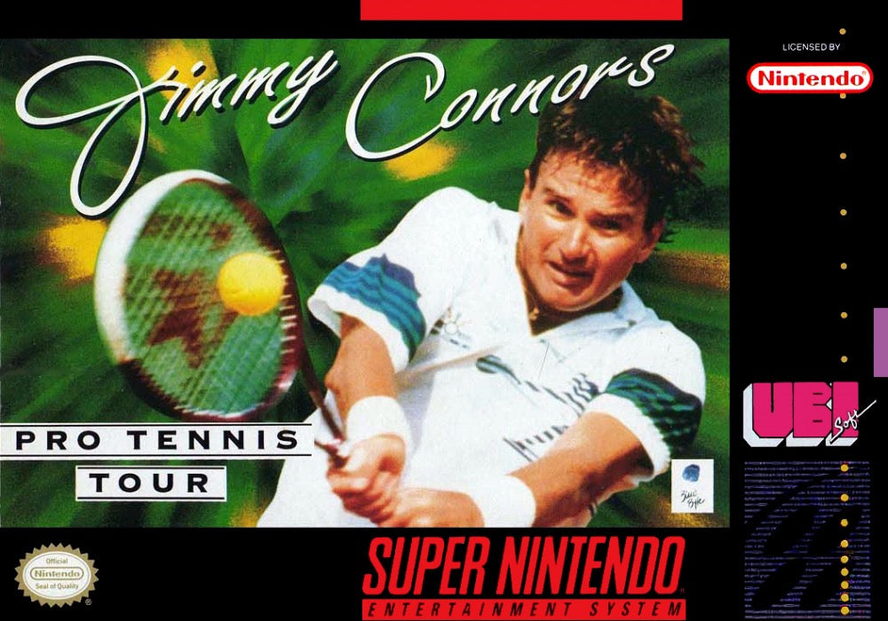 Jimmy Connors Pro Tennis Tour Cover Art