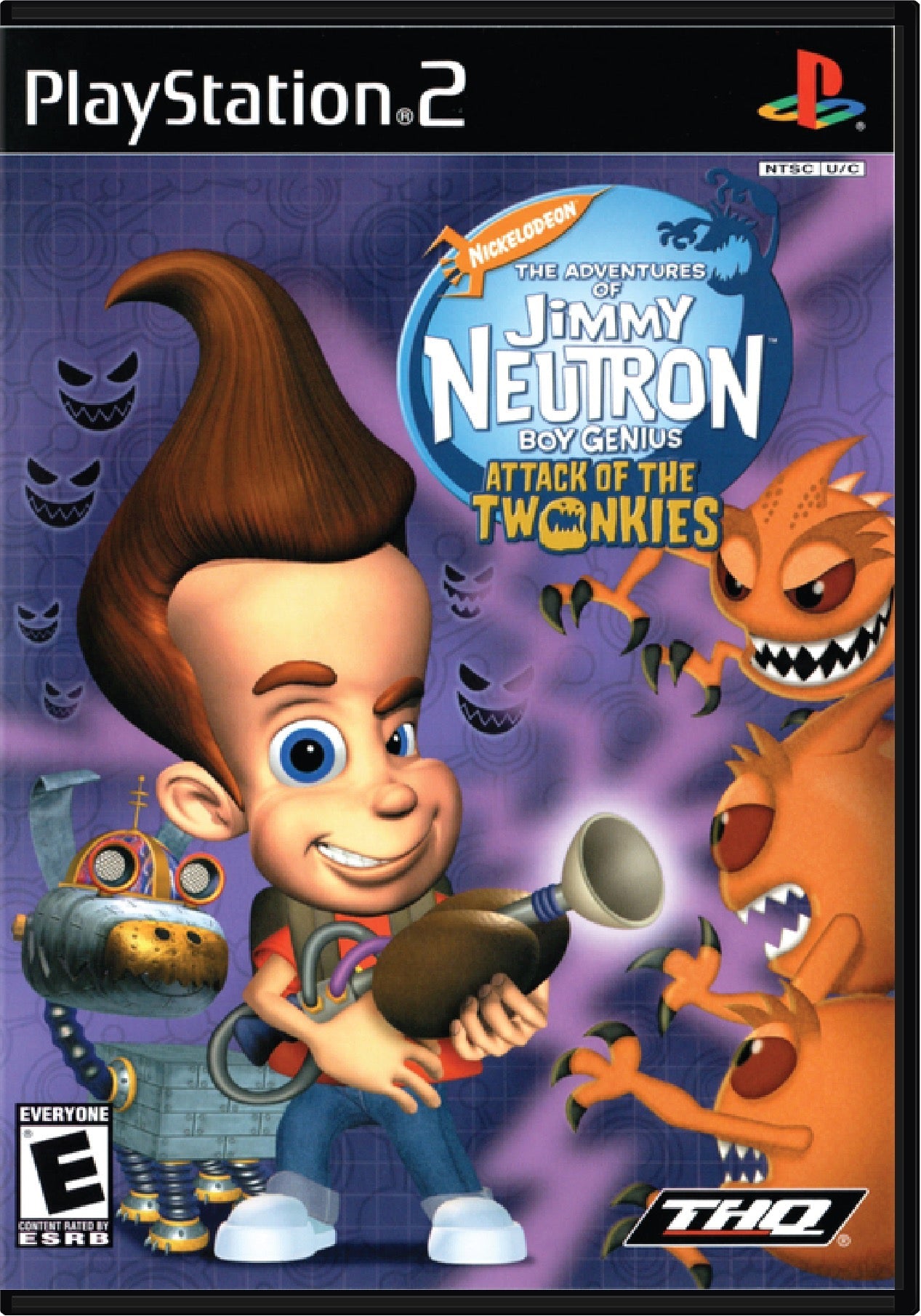Jimmy Neutron Attack of the Twonkies Cover Art and Product Photo