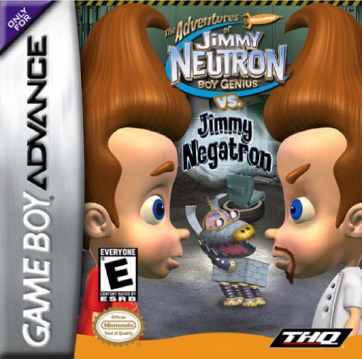 Jimmy Neutron vs. Jimmy Negatron Cover Art