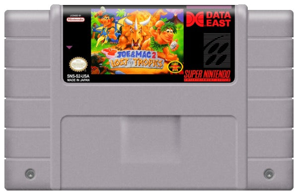 Joe and Mac 2 Lost in the Tropics Cartridge