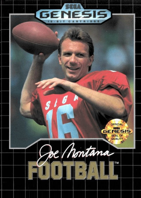 Joe Montana Football Cover Art
