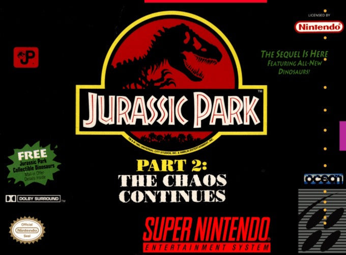 Jurassic Park 2 The Chaos Continues Cover Art