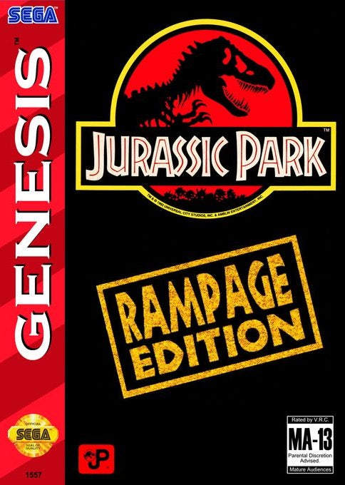 Jurassic Park Rampage Edition Cover Art