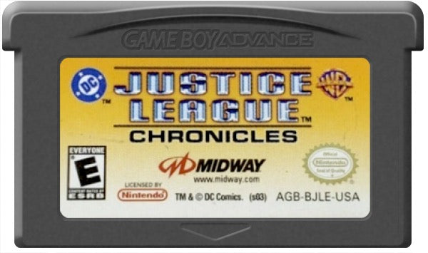 Justice League Chronicles Cartridge