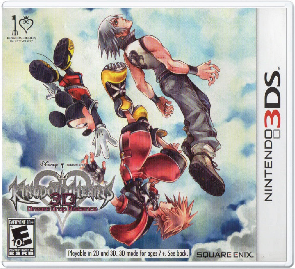 Kingdom Hearts 3D Dream Drop Distance Cover Art