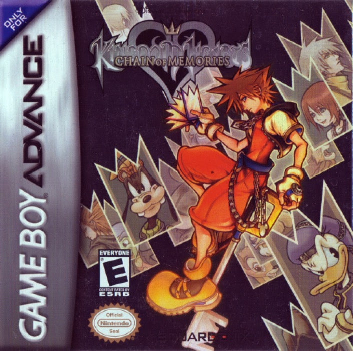 Kingdom Hearts Chain of Memories Cover Art
