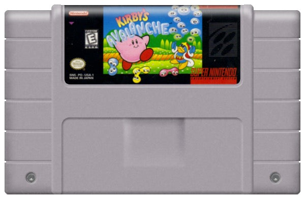 Kirby's Avalanche Cartridge