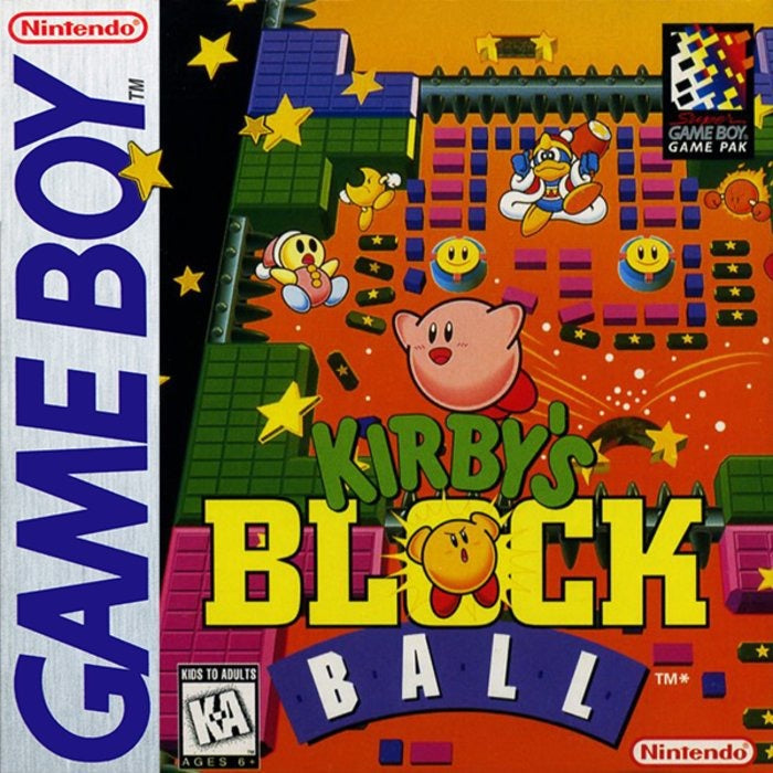 Kirby's Block Ball Cover Art