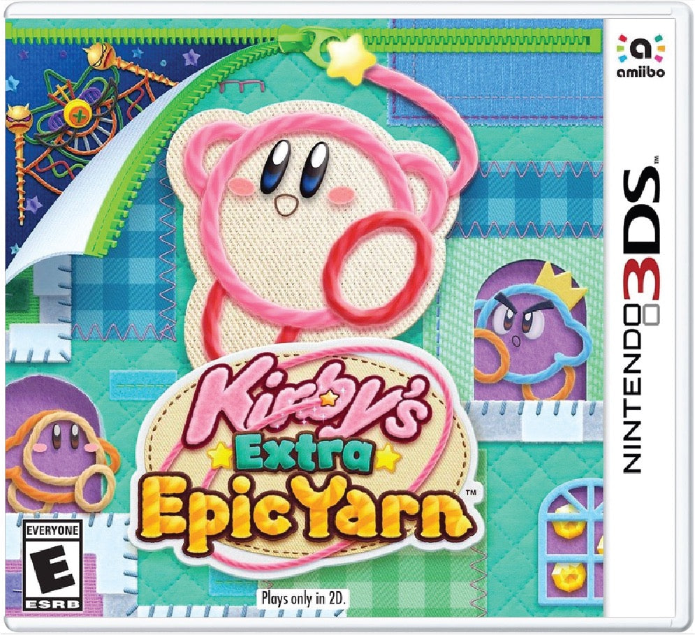 Kirby's Extra Epic Yarn Cover Art