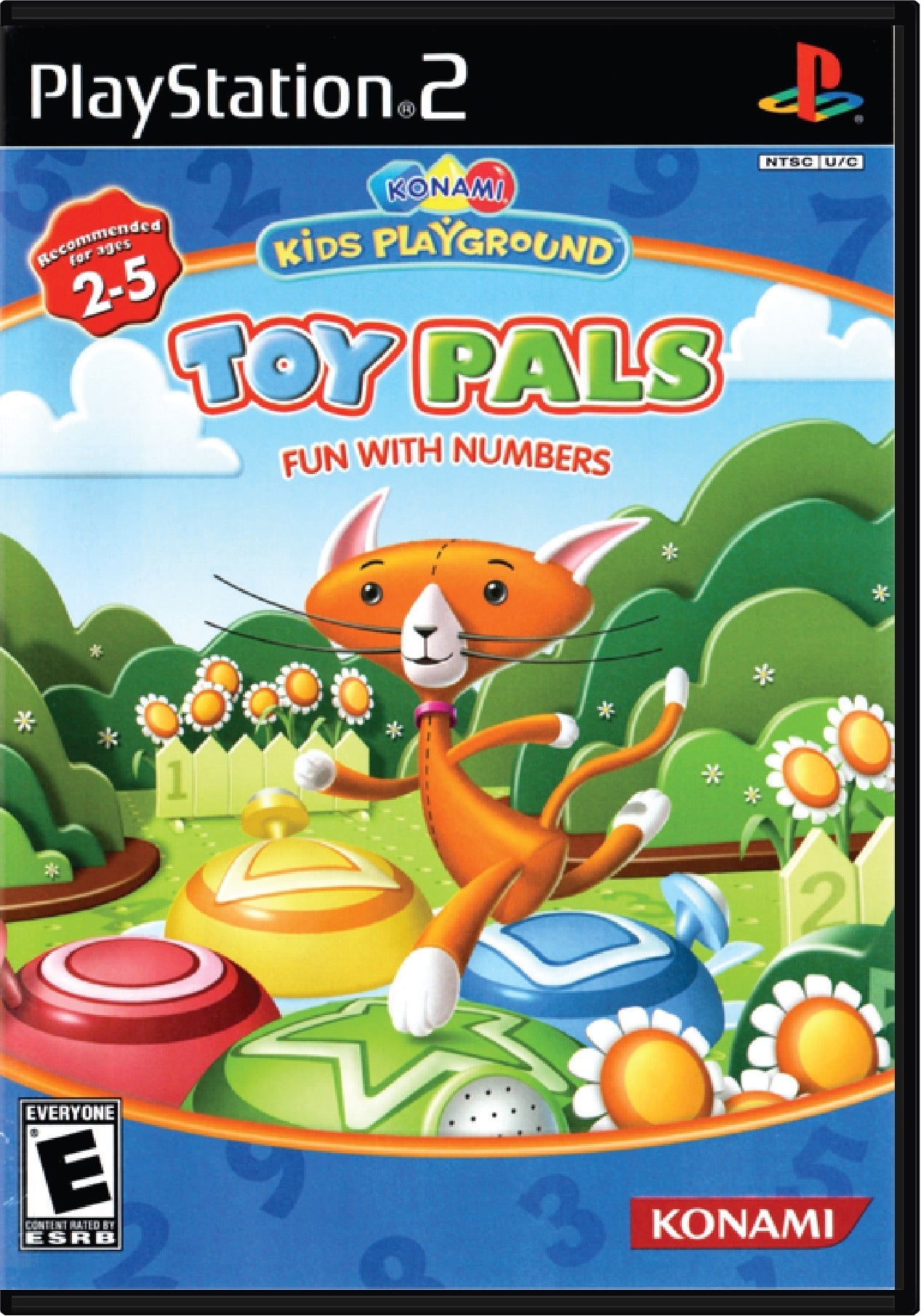 Konami Kids Playground Toy Pals Fun with Numbers Cover Art and Product Photo