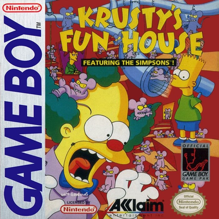 Krusty's Fun House Cover Art