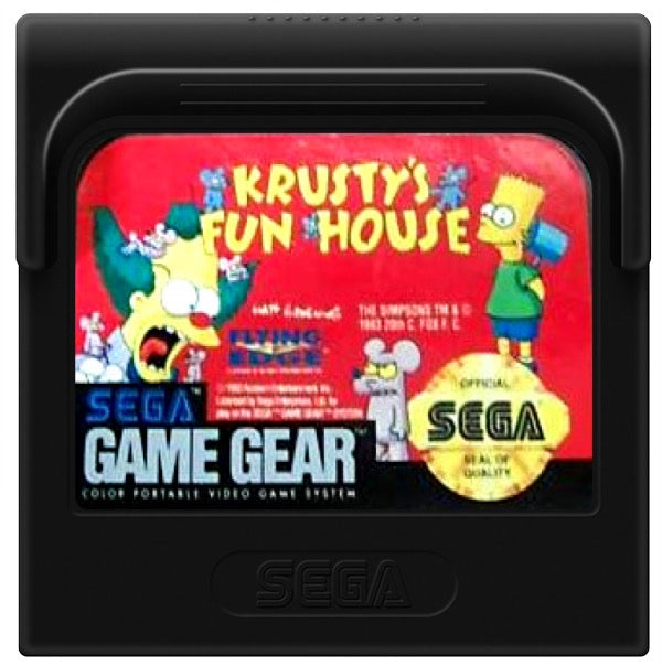 Krusty's Fun House Cartridge