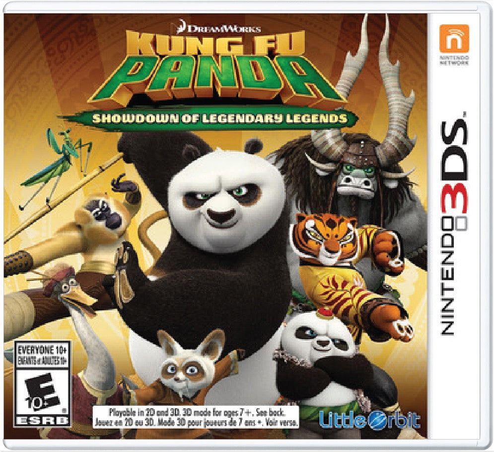 Kung Fu Panda Showdown of the Legendary Legends Cover Art