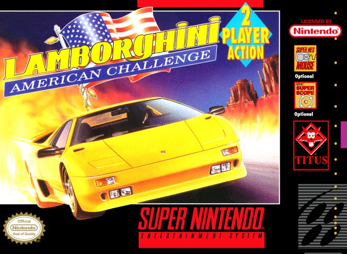 Lamborghini American Challenge Cover Art