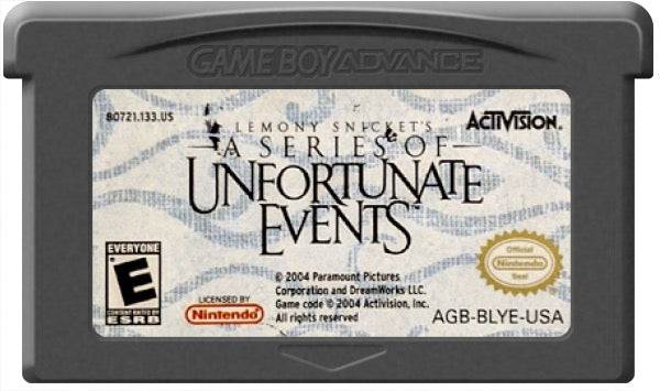 Lemony Snicket's A Series of Unfortunate Events Cartridge