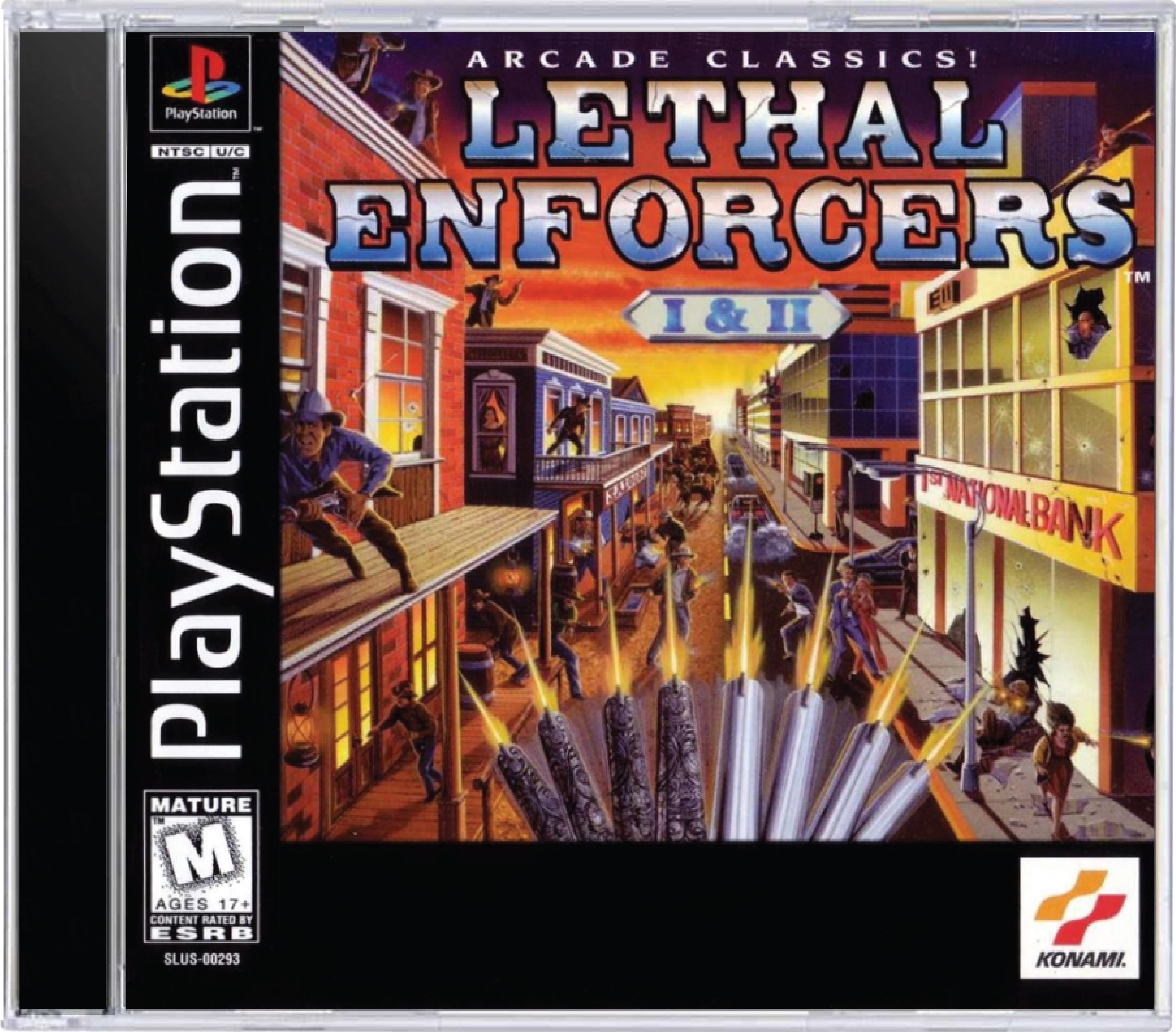 Lethal Enforcers 1 and 2 Cover Art and Product Photo