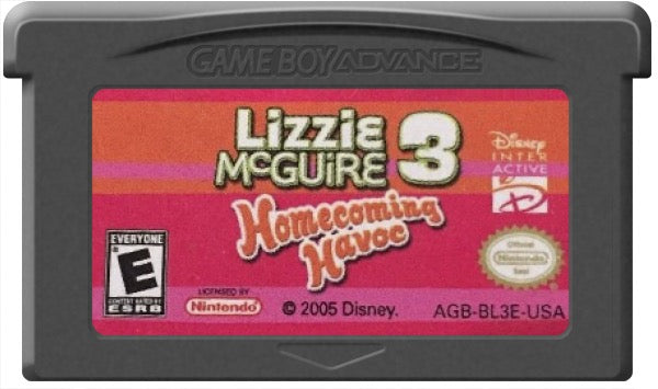 Lizzie McGuire 3 Cartridge