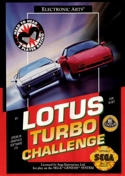 Lotus Turbo Challenge Cover Art