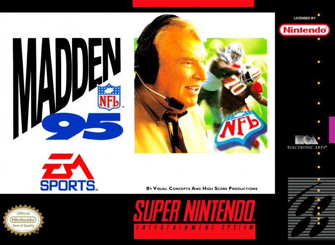 Madden NFL 95 Cover Art