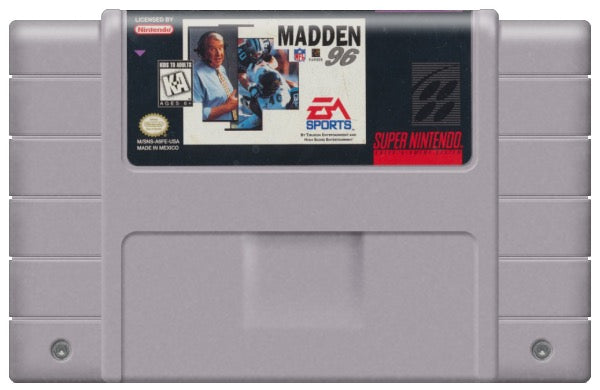 Madden NFL 96 Cartridge