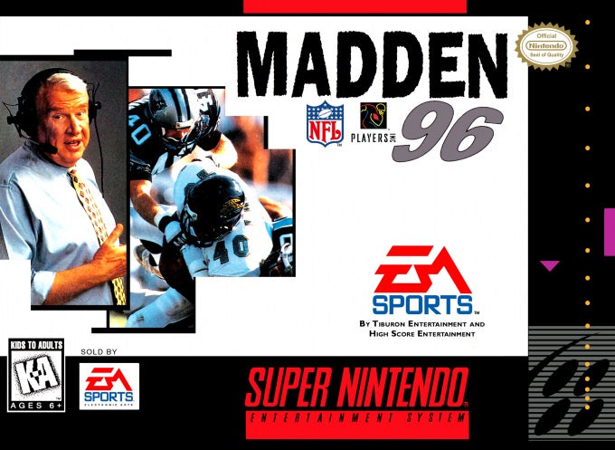 Madden NFL 96 Cover Art
