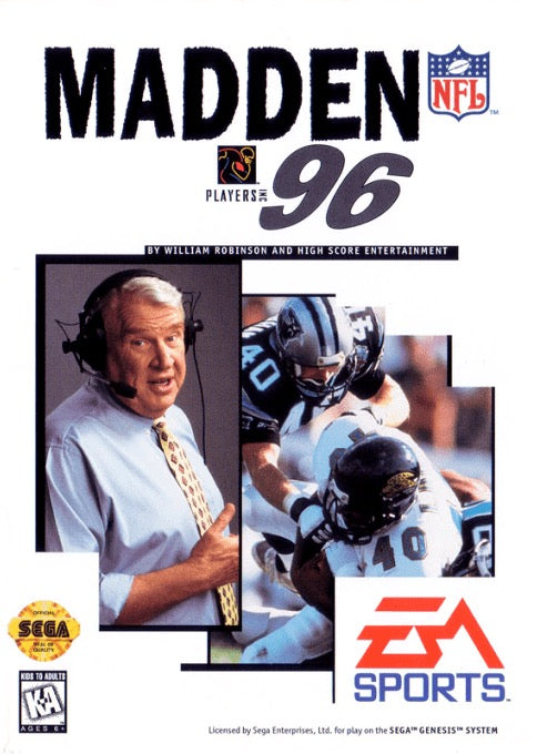 Madden NFL 96 Cover Art