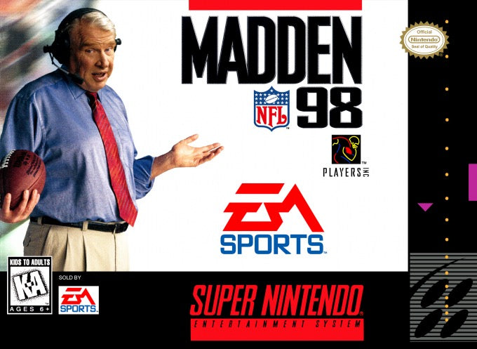 Madden NFL 98 Cover Art