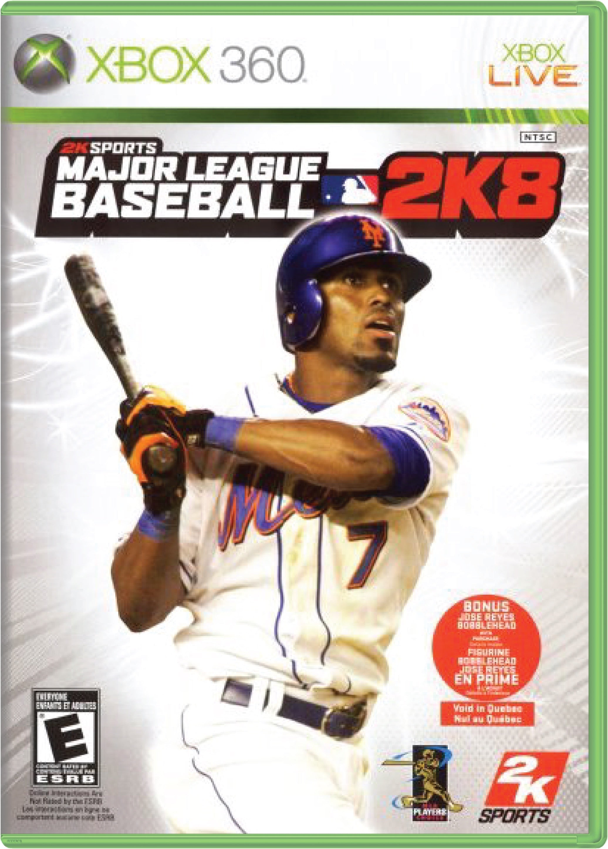 Major League Baseball 2K8 Cover Art